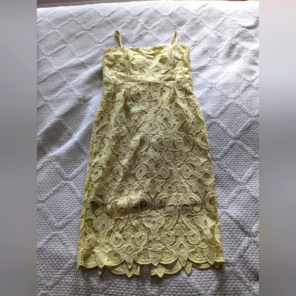 Pale yellow dress
